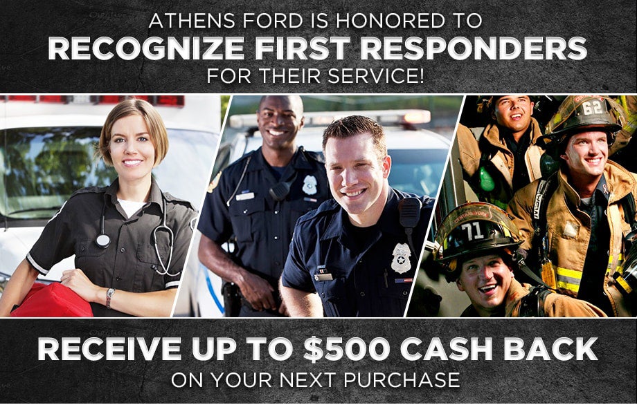 First Responders Discounts at Athens Ford in Athens GA